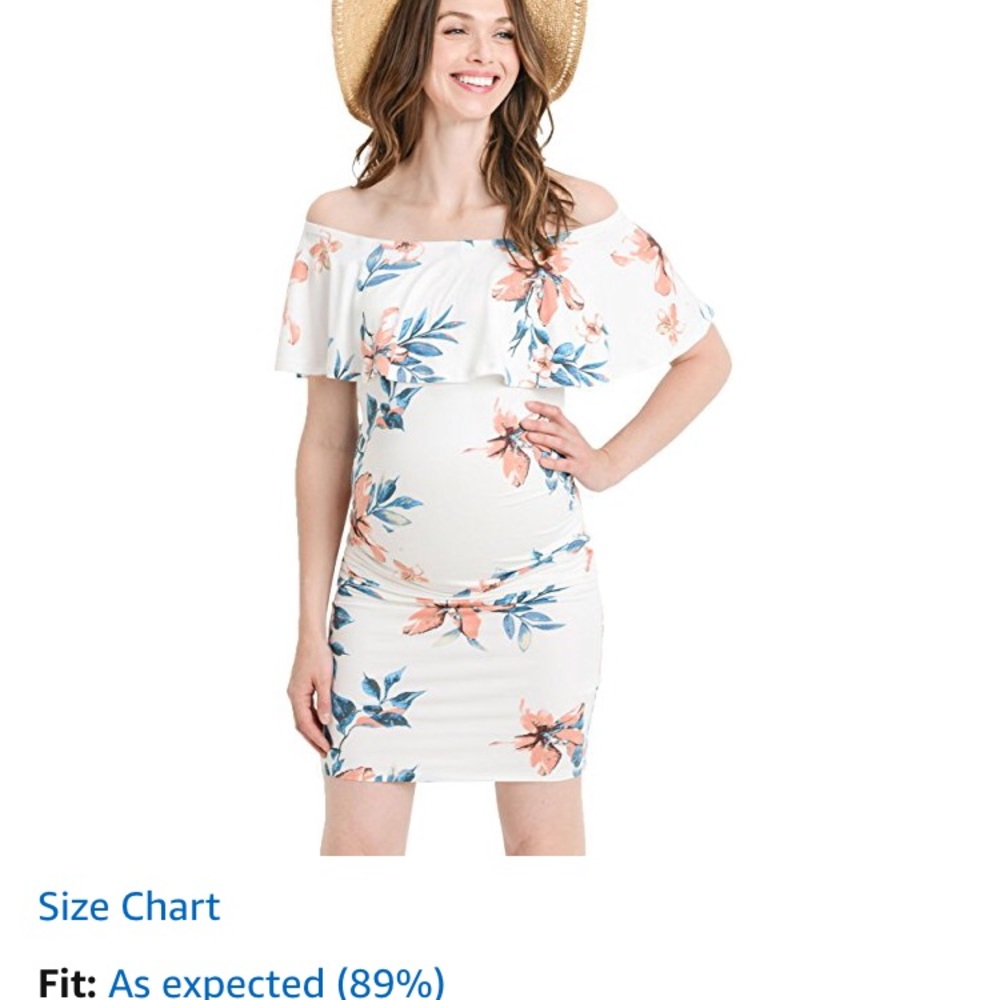 Size large maternity dress